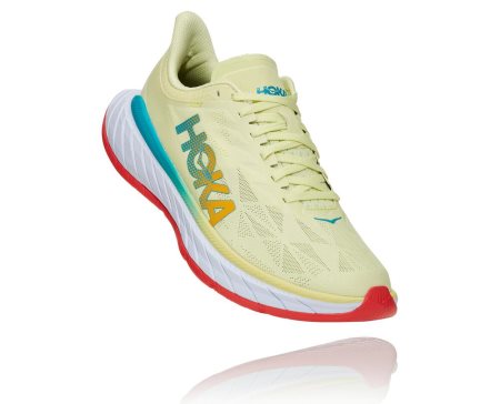 Hoka One One Carbon X 2 Moški Road Tekaški Čevlji Zelena / Koralna SI-469187G